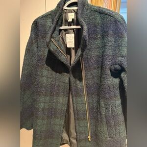 J. Crew Tartan Coat